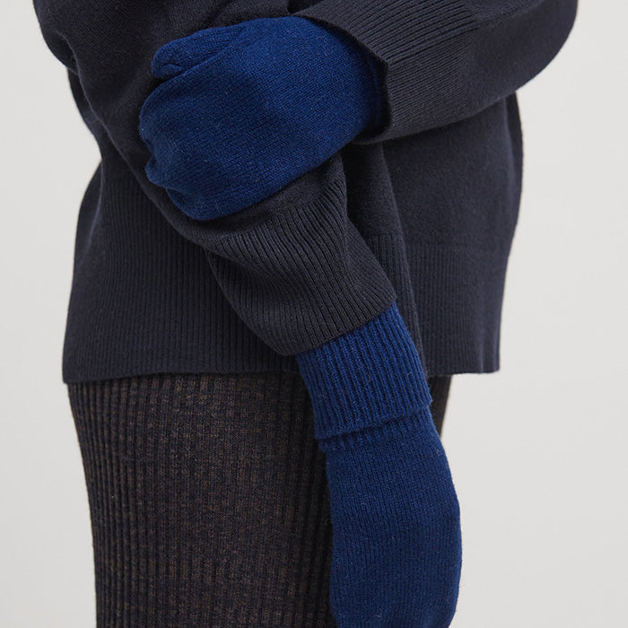 Lambswool vanter | Royal Blue