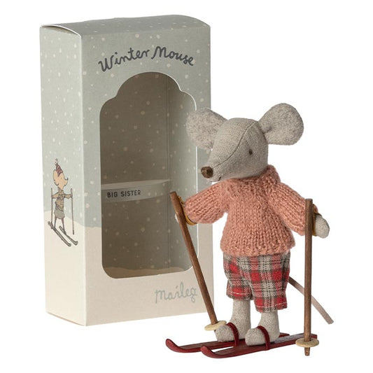 Vintermus m/ ski | Storesøster