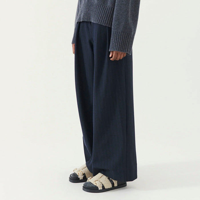 Eileen vide bukser | Navy