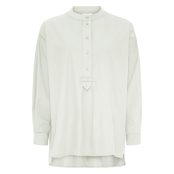 Irissa Placket bluse | White Sand