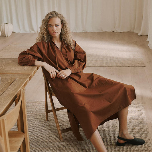 Irissa Dress | Cambridge Brown