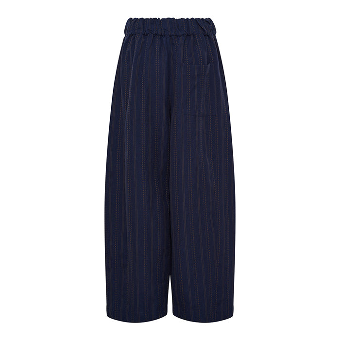 Creek Balloon pant | Dark Navy Stripe