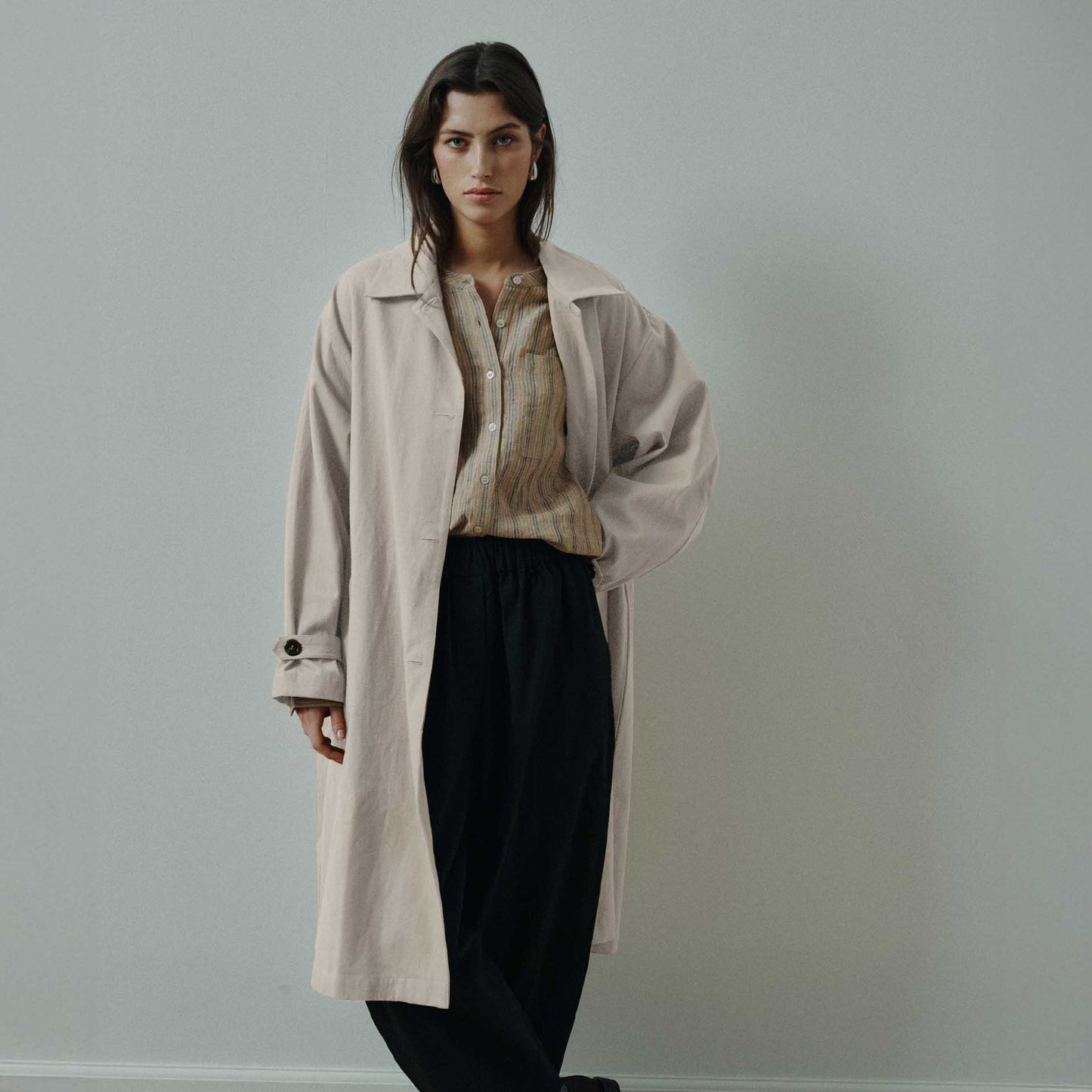 Vera Trenchcoat | Oatmeal