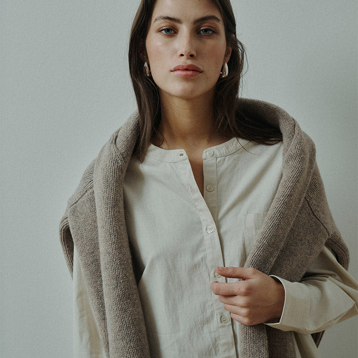 Irissa OS Shirt | Oatmeal