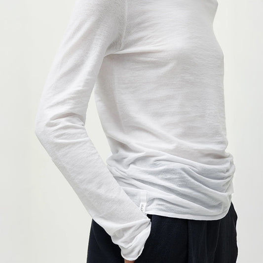 Gentle Long Sleeve | White
