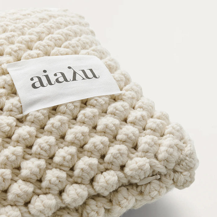 Haima Wool pude 30x40 | Pure Ecru