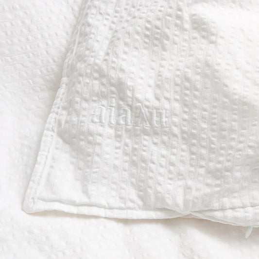 Sengetøj Seersucker | White