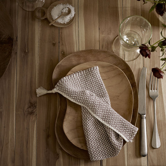 Strikket karklude | 2-pak