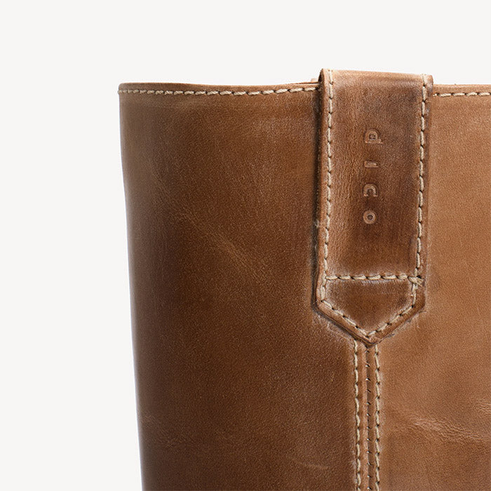 Julie Gaucho støvle | Dark Tan