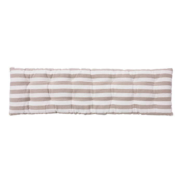 Bredstribet trappehynde | Beige