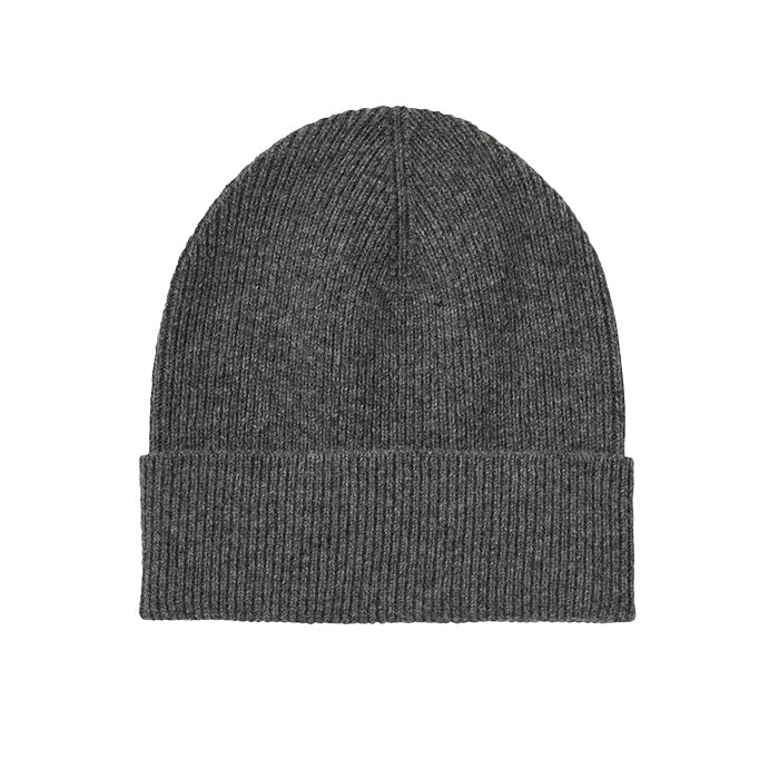 Lambswool beanie | Charcoal