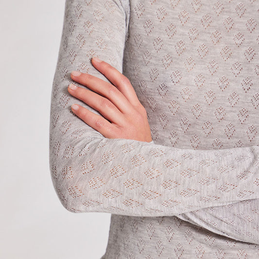 Fermi silketop | Light Grey Melange