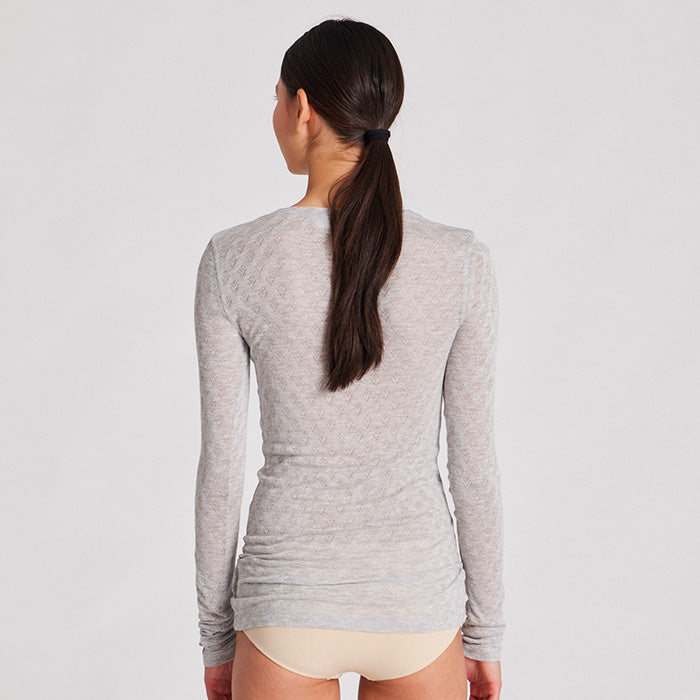 Fermi silketop | Light Grey Melange