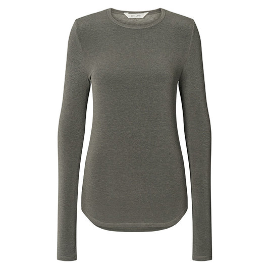 Thyra Wool Top | Dark Gull Grey