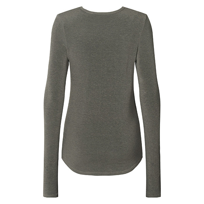 Thyra Wool Top | Dark Gull Grey