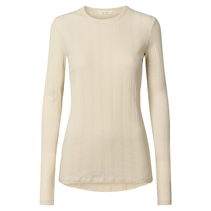 Thyra Cotton Drop Needle | Offwhite