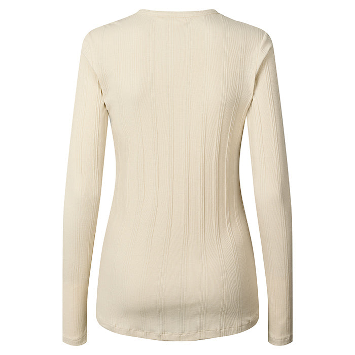 Thyra Cotton Drop Needle | Offwhite