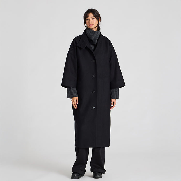 Nete Wool Coat | Sort