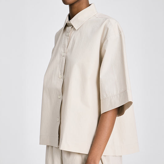 Astrid kortærmet skjorte | Ancient Grey