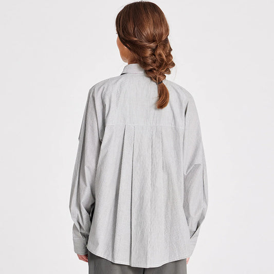 Bella stribet skjorte | Dark Grey