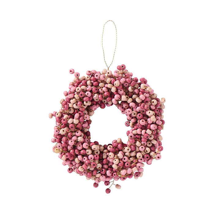 Perlekrans ø14cm | Rosa