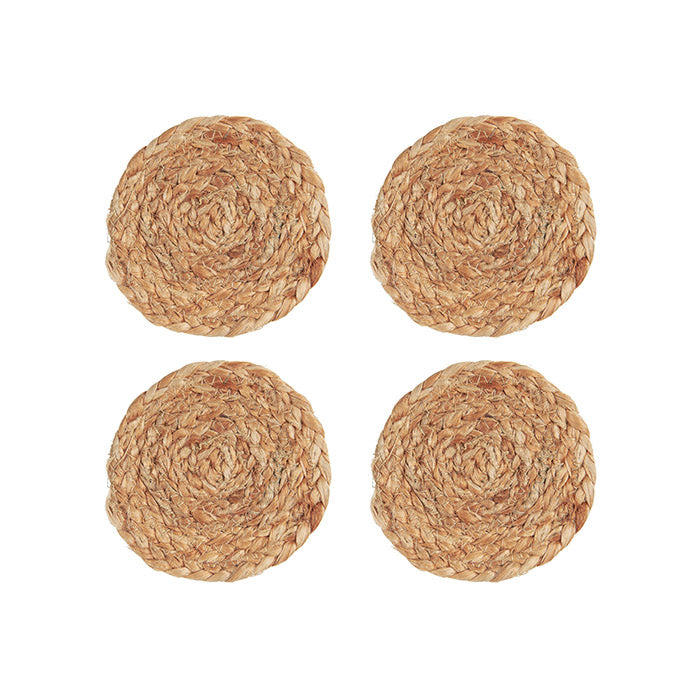 Jute-coaster til glas | 4 stk