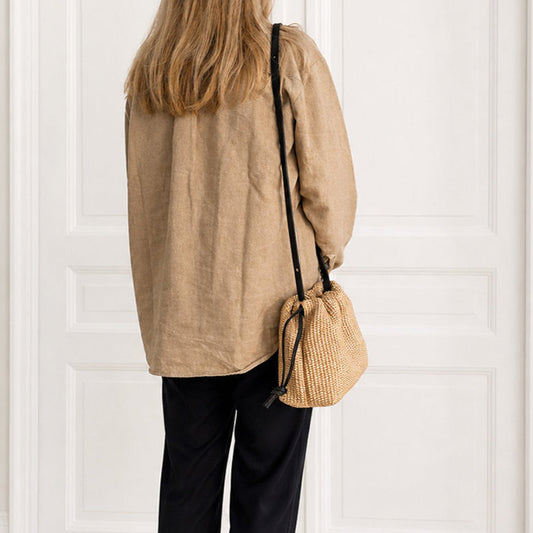 Eva bag raffia M | Natural