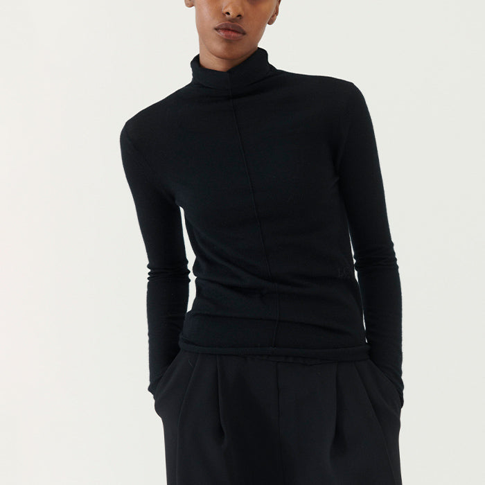 Tove rullekrave | Sort
