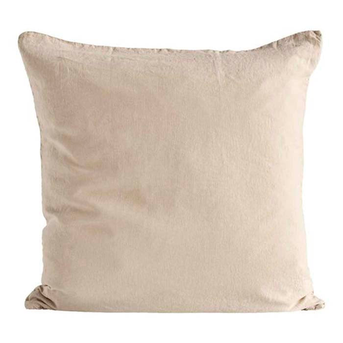 Hørpudebetræk 60x60 | Sand