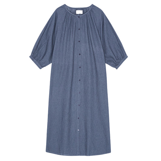 May skjortekjole | Sea Blue