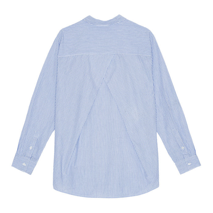 Gaia stribet skjorte | Heaven Blue