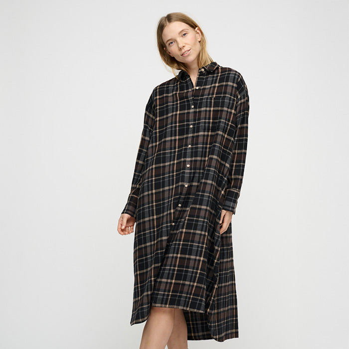 Floret skjortekjole | Check