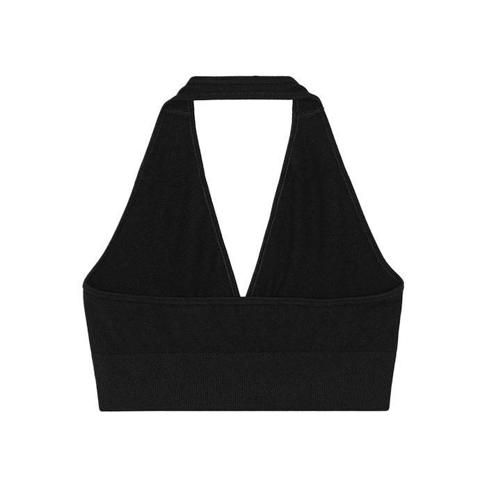 Halter Bra | Sort