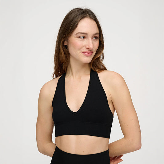 Halter Bra | Sort