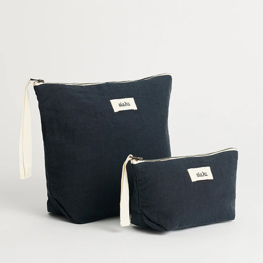 Pouch Linen | Navy