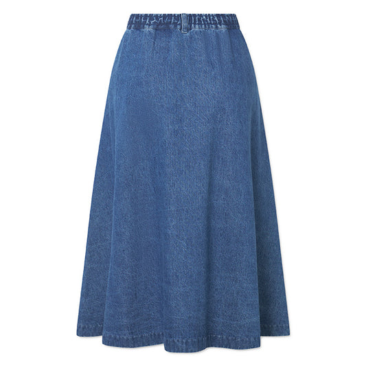Pen nederdel | Indigo Denim