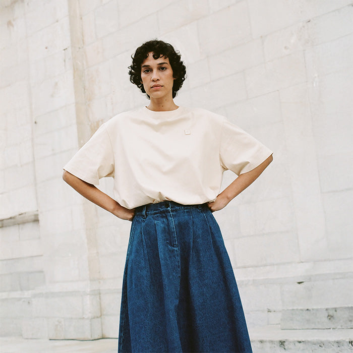 Pen nederdel | Indigo Denim