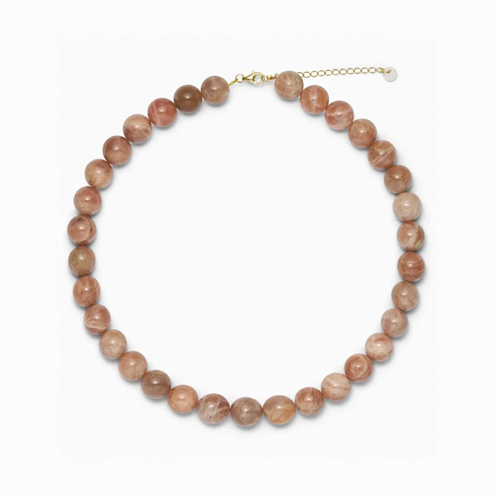 Chunky krystal halskæde | Faro Sunstone