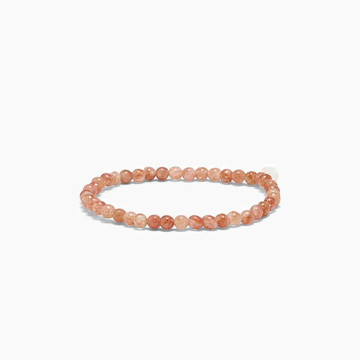 Krystal armbånd 4mm | Sunstone
