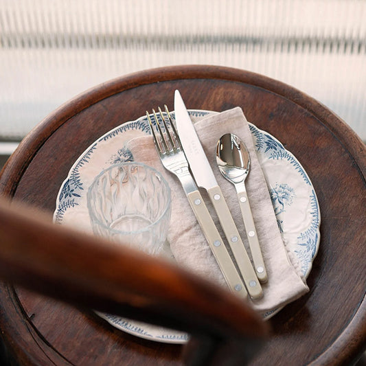 Bistrot bestiksæt | Beige