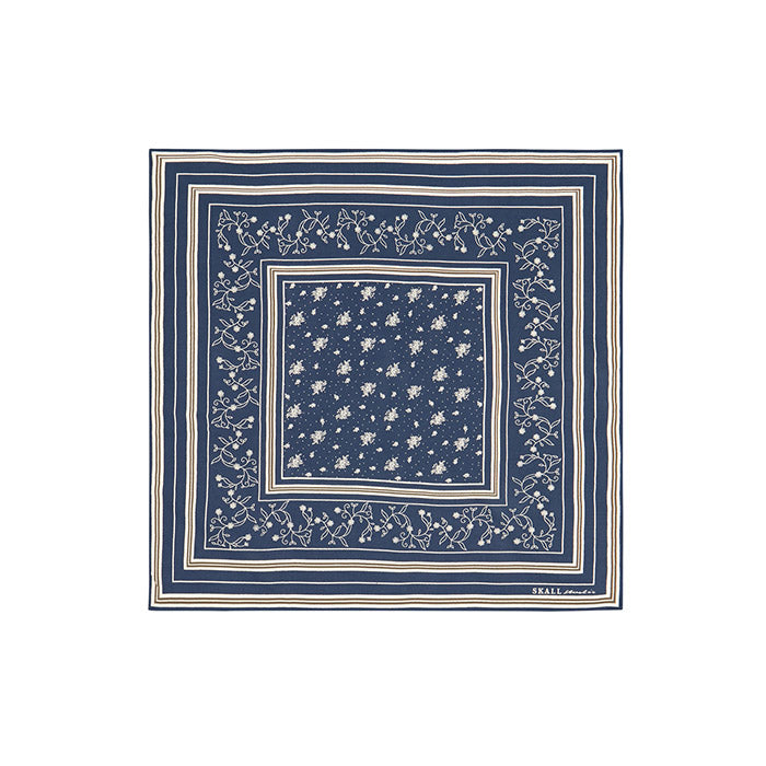 Classic scarf 55x55 | Dark navy