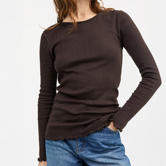 Edie Blouse | Dark Brown