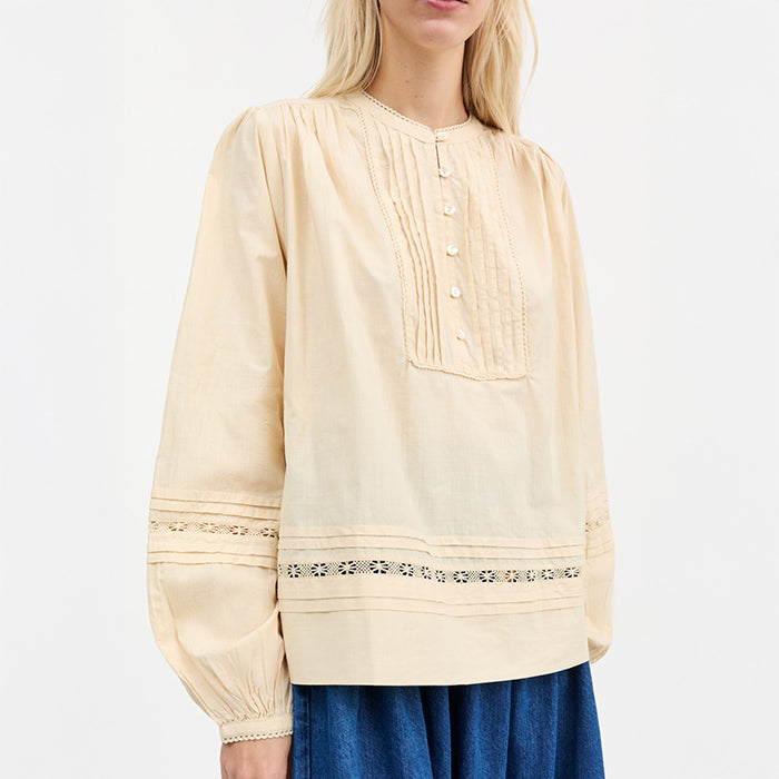 Leaf skjorte | Antique beige
