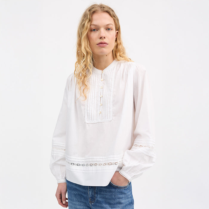 Leaf skjorte | Optic white