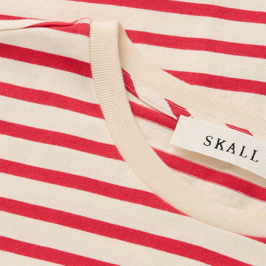 Marron Regular Tee | Red Stripe