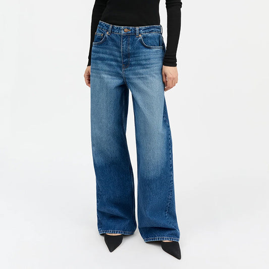 Willow Wide jeans | Vintage Washed blue