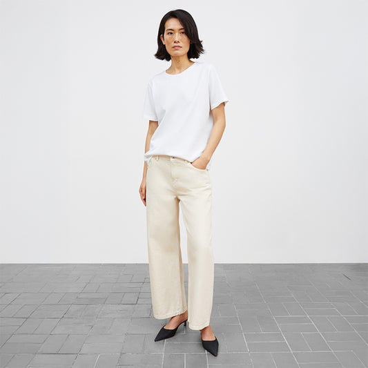 Taylor Cropped jeans | Ecru