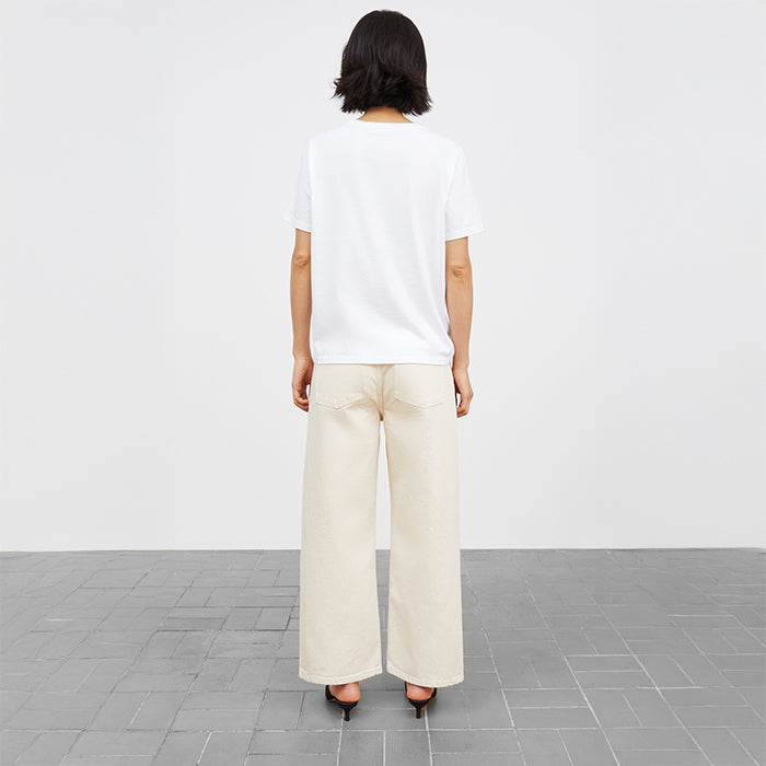 Taylor Cropped jeans | Ecru