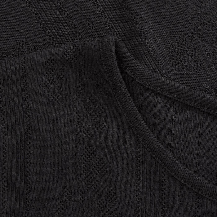 Anna Cap Sleeve Tee | Sort