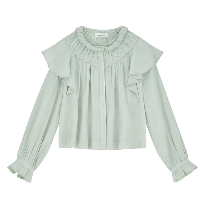 Clea bluse | Light Aqua